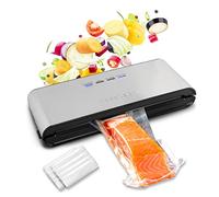Envasadora al vacío classbach® Juego de envasadoras al vacío que incluye bolsa de vacío, dispositivo de sellado de alimentos para una frescura 8 veces más prolongada, C-VK 4000