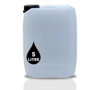 Envase de botella apilable de 5 litros, aprobado por la ONU + tapa a prueba de manipulaciones de 51 mm, perfecto para almacenamiento de líquidos de combustible, aceite, gasolina y agua