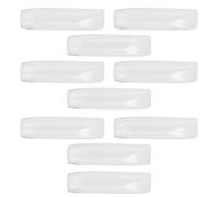 Envase de Viaje para Cosméticos 50ml Tapa Segura, 10 Piezas | PP y Pe, Diseño Abatible Boca Sellada, para Viaje de Negocios, Gimnasio y Hotel, Color Blanco