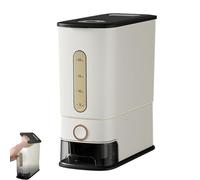 Envase Para Granos Con Tapa - 24 Litros Gran Capacidad Conservación Por Presión - Dispensador De Arroz - Para Cereal Alimento Hogar Sala De Estar Encimera Almacén Armario Casa Interior Cocina