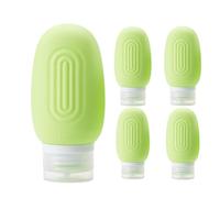 Envases De Tamaño Viaje Envases Cosméticos Rellenables Loción | 5 Piezas Organizador De Cuidado De La Piel Y Accesorios De Playa Y Vacaciones Para Protector Solar Champú Acondicionador