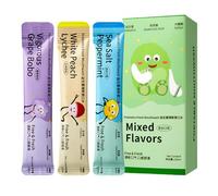 Envases Individuales de Enjuague Bucal | Portátil para Frescor Bucal Formato Práctico - Enjuague Bucal Portátil Con Sabor a Frutas Y Efecto Duradero Para Adultos Para Uso Diario Tras Las Comidas