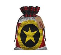 ENVEED Bandera de Maryland 1 deslumbrante bolsa de regalo de Navidad con cordón de arpillera para regalo inolvidable