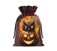 ENVEED - Bolsas de regalo de Navidad con diseño de búho y calabaza, para Halloween, 1 deslumbrante
