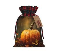 ENVEED Otoño calabaza deslumbrante patchwork arpillera cordón Navidad regalo bolsas-bolsas para regalo inolvidable