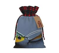 ENVEED - Varios tipos de cebos de pesca deslumbrantes patchwork arpillera con cordón para regalo inolvidable