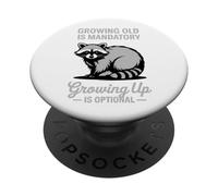 Envejecer es Inevitable Crecer es una opción PopSockets PopGrip Adhesivo