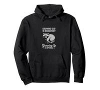 Envejecer es Inevitable Crecer es una opción Sudadera con Capucha