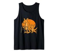 Envejecimiento Animales Anciano Caminante Canguro Con Joey Camiseta sin Mangas
