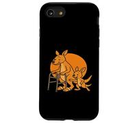 Envejecimiento Animales Anciano Caminante Canguro Con Joey Carcasa para iPhone SE (2020) / 7 / 8