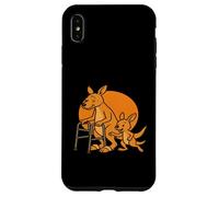 Envejecimiento Animales Anciano Caminante Canguro Con Joey Carcasa para iPhone XS Max