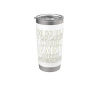 Envejecimiento Reír Tos Pedo Estornudo Orinar Pantalones Personas Mayores Vaso térmico de acero inoxidable de doble pared