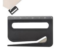 Envelope Cutter - 3 en 1 Mail Opening Tool, Letter Opener with Magnifying Glass & Ruler | Safe Package Opener for Wrapping Paper