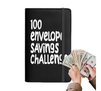 Envelope Money Saving Challenge, Planificador Presupuestario, 100 Días Carpeta Sobres Para Ahorrar 5050 Euros Para Seguimiento De Presupuesto Para Mujeres Hombres Adultos Hogar Y