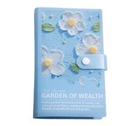 Envelope Savings Challenge Book|100 Days Savings Challenge Book 3D Oil Painting | Notebook Portable Wallet Organizer Payment Bill Expense Storage for Adults