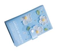 Envelope Savings - Challenge Book for Budgets | Oil Painting Aesthetics with Clear Pockets & Floral Textures for Adults, Spouses, Teens and Roommates Personal Finance Tracker