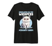 Enveloped In The Whispers of A Persian's Charm Cat Lover Camiseta Premium