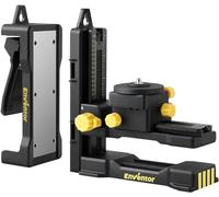 Enventor Adaptador de Soporte de Nivel Láser Profesional, Base Pivotante Magnética Multifuncional con Clip Ajustable, Soporte de Ajuste Fino Multidireccional, Rosca Macho de 1/4"-20, PV11+
