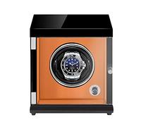 Envernicias de reloj de la caja de la bobina de hilandería: la caja de vigilancia de reloj mecánica recargable de vigilancia de un solo reloj de relojes verticales de relojes verticales con luz con