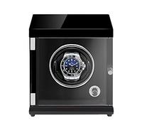 Envernicias de reloj de la caja de la bobina giratoria: la caja de vigilancia de reloj mecánico recargable de vigilancia de un solo reloj de relojes verticales de relojes verticales con luz con luz