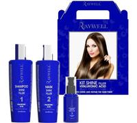 Envía Raywell Kit Shine Filler Set Champú Máscara Suero 150 Ml + 150 Ml + 80
