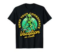 Envía Tus Vacaciones coordinadas en la Tierra Surfing Alien tee Camiseta