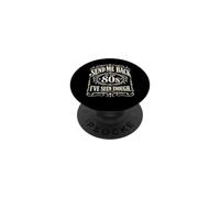 Envíame de Vuelta a los años 80 Funny Vintage Nostalgia 80s Ropa PopSockets PopGrip Adhesivo