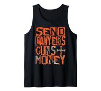 Enviar Abogados Armas y Dinero Divertido Abogado Humor Camiseta sin Mangas