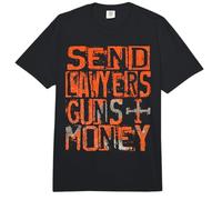 Enviar Abogados Armas y Dinero Divertido Abogado Humor Comfort Colors Adult Heavyweight T-Shirt