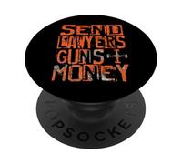Enviar Abogados Armas y Dinero Divertido Abogado Humor PopSockets PopGrip Adhesivo