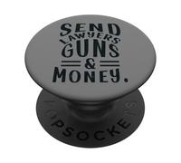 Enviar Abogados Armas y Dinero Divertido Abogado Humor PopSockets PopGrip Adhesivo