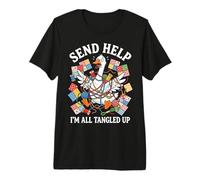 Enviar Ayuda Estoy enredado Camiseta Premium