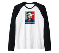 Enviar Nukes Funny Rocket Man Kim Jong Un Corea del Norte Camiseta Camiseta Manga Raglan