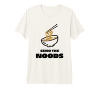 Enviar The Noods Funny Bowl of Noodles Sopa Japonesa de Fideos Camiseta Premium
