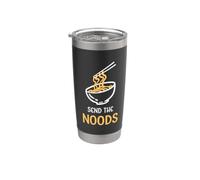 Enviar The Noods Funny Bowl of Noodles Sopa japonesa de fideos Vaso térmico de acero inoxidable de doble pared