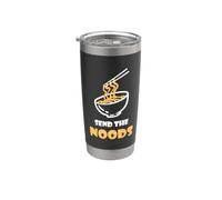 Enviar The Noods Funny Bowl of Noodles Sopa japonesa de fideos Vaso térmico de acero inoxidable de doble pared
