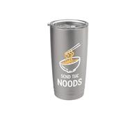 Enviar The Noods Funny Bowl of Noodles Sopa japonesa de fideos Vaso térmico de acero inoxidable de doble pared