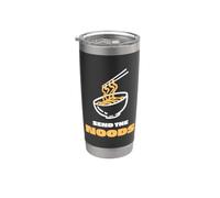 Enviar The Noods Funny Bowl of Noodles Sopa japonesa de fideos Vaso térmico de acero inoxidable de doble pared