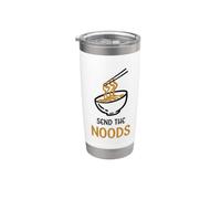 Enviar The Noods Funny Bowl of Noodles Sopa japonesa de fideos Vaso térmico de acero inoxidable de doble pared