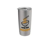 Enviar The Noods Funny Bowl of Noodles Sopa japonesa de fideos Vaso térmico de acero inoxidable de doble pared