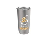 Enviar The Noods Funny Bowl of Noodles Sopa japonesa de fideos Vaso térmico de acero inoxidable de doble pared