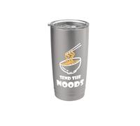 Enviar The Noods Funny Bowl of Noodles Sopa japonesa de fideos Vaso térmico de acero inoxidable de doble pared