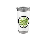 Enviar vibraciones positivas: mensaje inspirador para sentirse bien Vaso térmico de acero inoxidable de doble pared