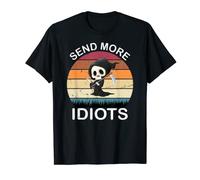 Enviarme más idiotas divertido sarcástico Halloween Camiseta