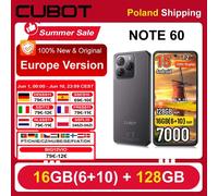 [Envío desde Polonia] Cubot Note 60, Teléfono Inteligente Android 15 con 7000 mAh, Pantalla de 7.2'' y 120 Hz, 16 GB (6+10 GB) de RAM, 128 GB de ROM, Cámara de 48 MP Negro