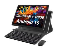 Cubot Tablet Tab 65 10.1" HD+ 12GB/128GB Unisoc T615 Android 15 Gris con Teclado y Ratón BT
