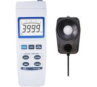 *Envío el Mismo día* Luxómetro Digital (Rango: 0 a 400.000 Lux) con Sensor de Temperatura Ambiente,Luxómetro portátil,Medidor de luz Sensor de luz, Ideal para estadios. Modelo: Lutron LX-1108.