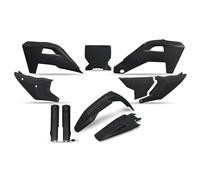 Envío gratis kit de plastica ufo completo con protectores de horquilla-negro