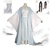 Envío gratis Mo Dao Zu Shi Cosplay Wei Wuxian Lan Wangji Xue Yang Joven Gran Maestro de Cultivo Demoníaco Disfraz Zapatos peluca XL Ropa zapatos peluca