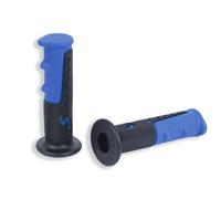 Envío gratis par puños ciclomotor negro-azul v parts para moto repuestos